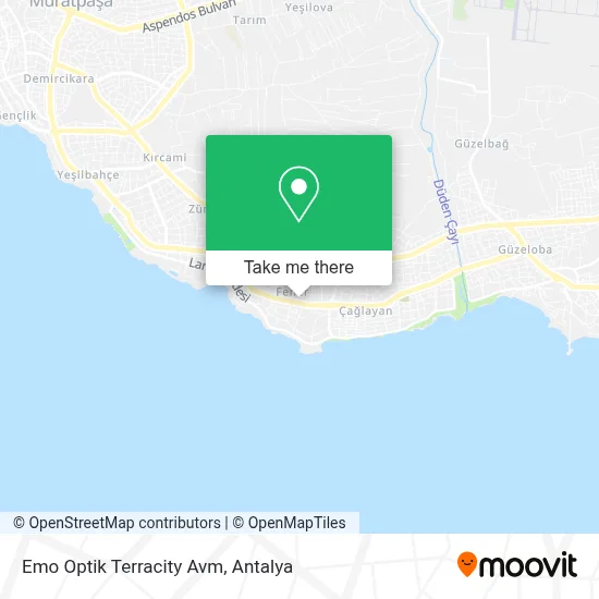 Emo Optik Terracity Avm map