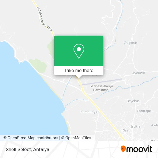 Shell Select map