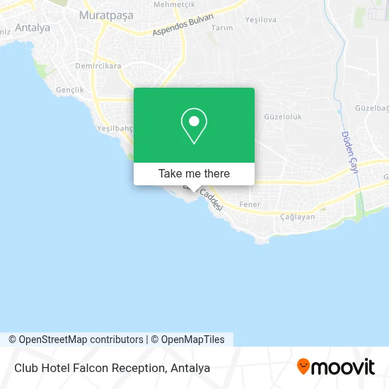 Club Hotel Falcon Reception map