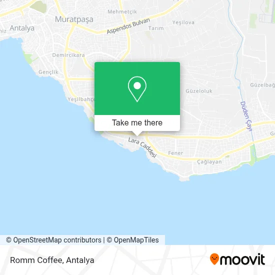 Romm Coffee map