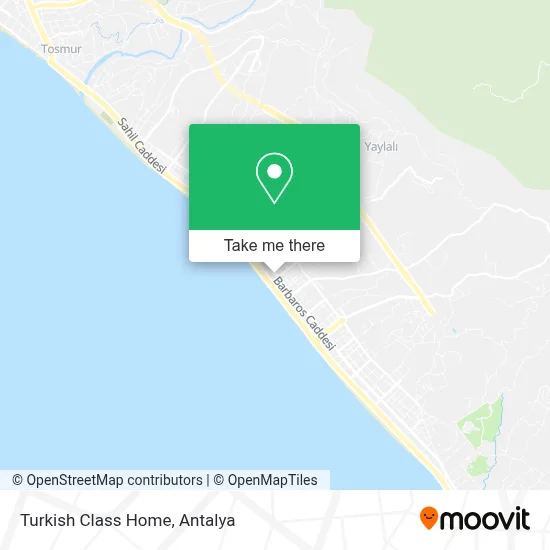 Turkish Class Home map