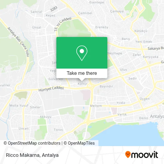 Ricco Makarna map