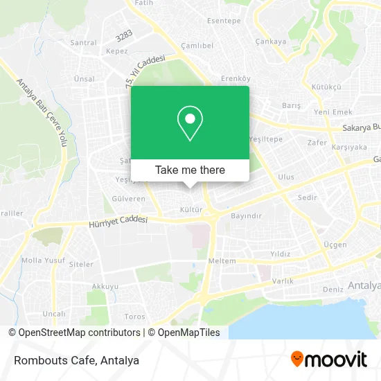 Rombouts Cafe map