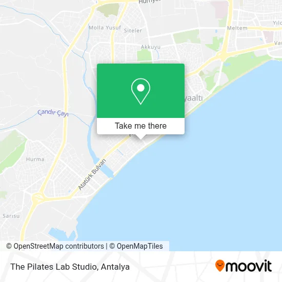 The Pilates Lab Studio map