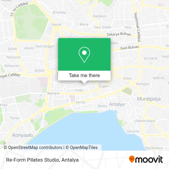 Re-Form Pilates Studio map