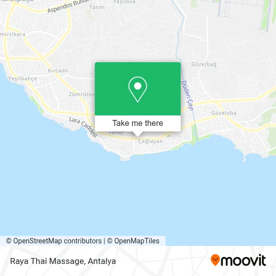 Raya Thai Massage map