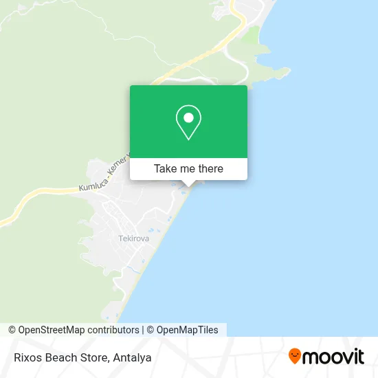 Rixos Beach Store map