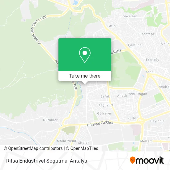 Ritsa Endustriyel Sogutma map