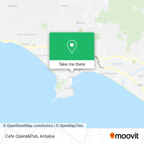 Cafe Opera&Pub map