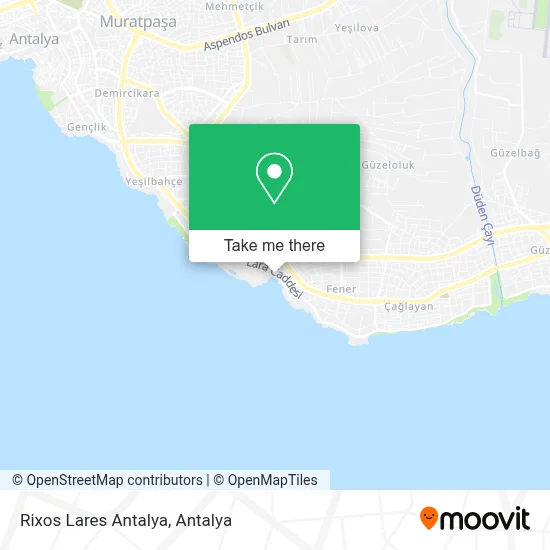 Rixos Lares Antalya map