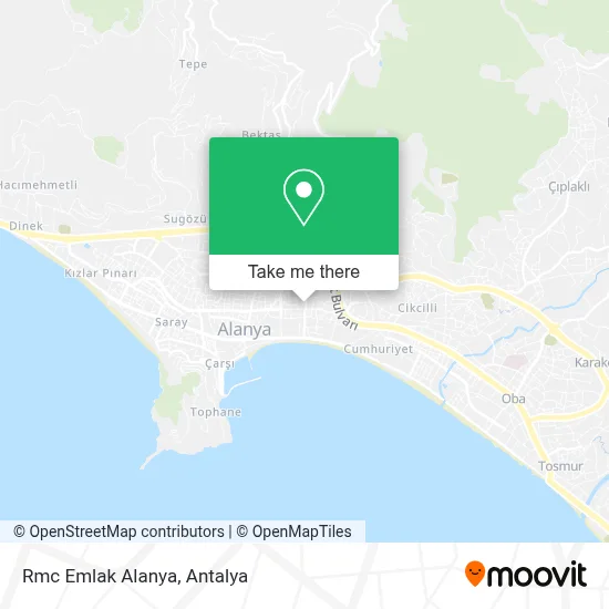 Rmc Emlak Alanya map