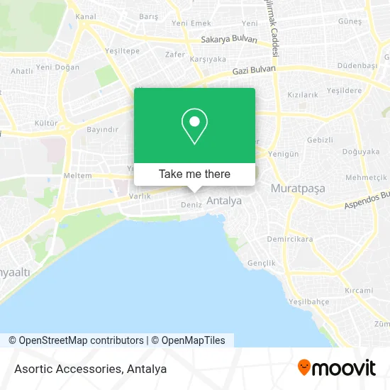Asortic Accessories map