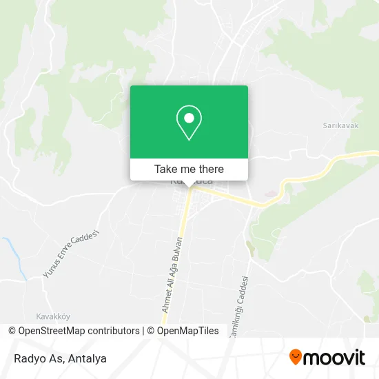 Radyo As map