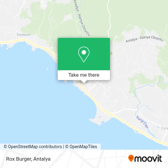 Rox Burger map