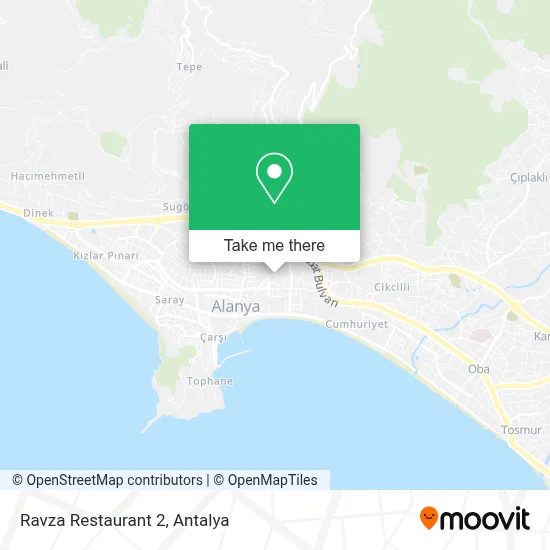 Ravza Restaurant 2 map
