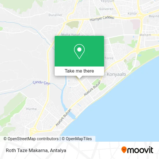 Roth Taze Makarna map