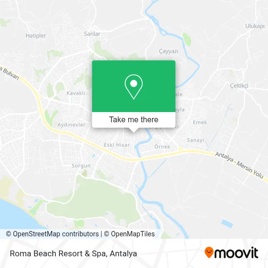Roma Beach Resort & Spa map