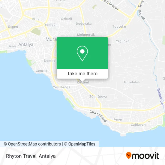 Rhyton Travel map