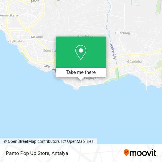 Panto Pop Up Store map