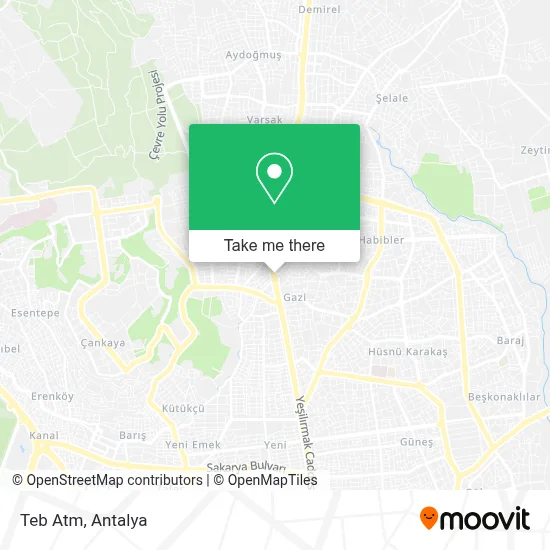 Teb Atm map