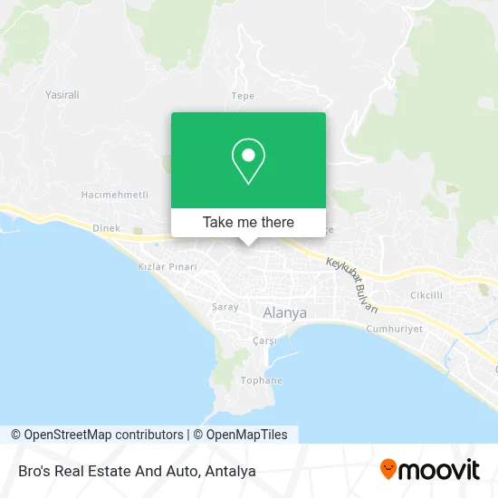 Bro's Real Estate And Auto map