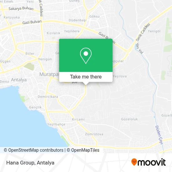 Hana Group map