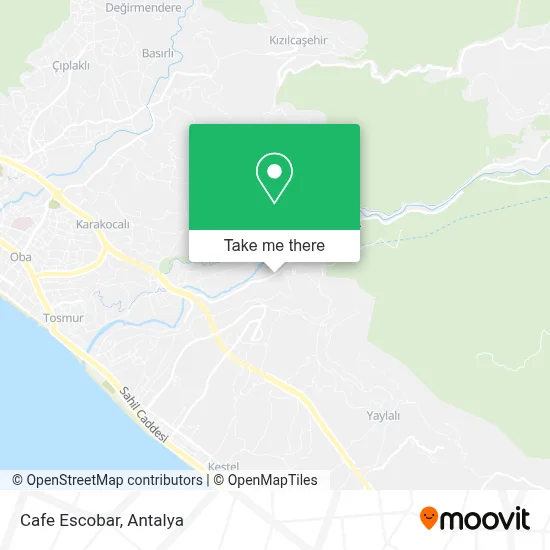 Cafe Escobar map