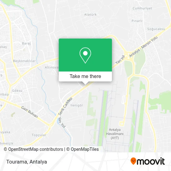 Tourama map
