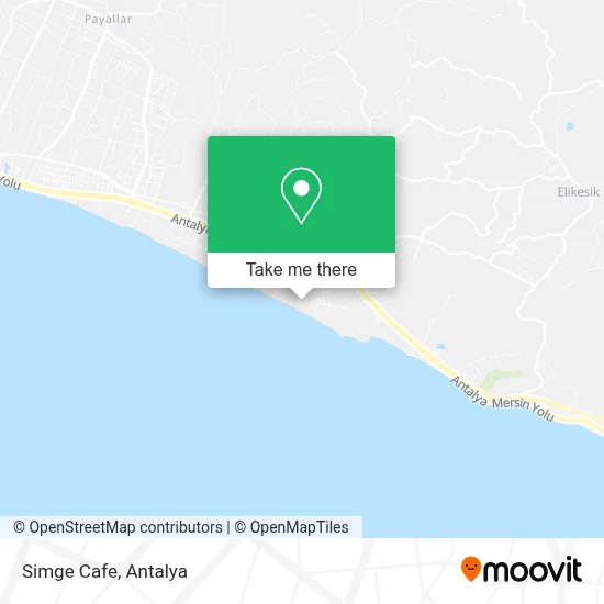 Simge Cafe map