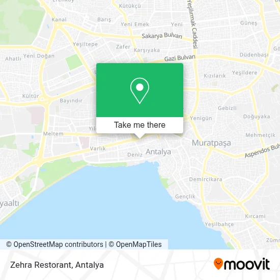 Zehra Restorant map