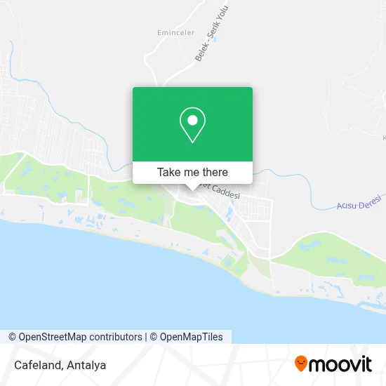 Cafeland map