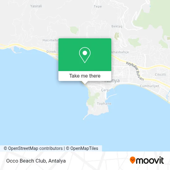 Occo Beach Club map