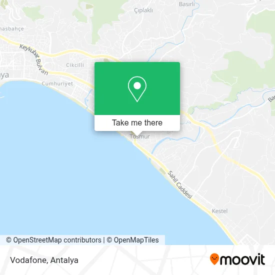 Vodafone map