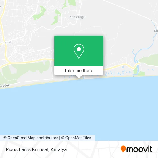 Rixos Lares Kumsal map