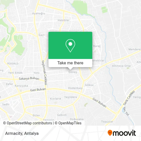 Armacity map