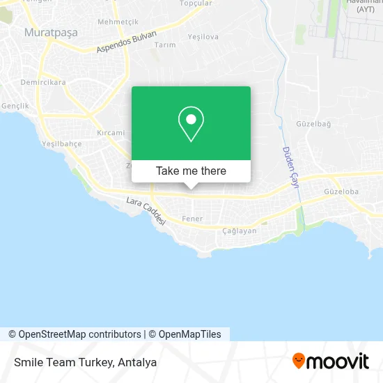 Smile Team Turkey map
