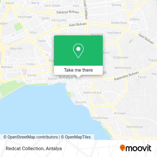 Redcat Collection map