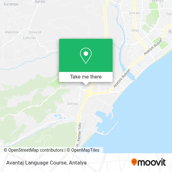 Avantaj Language Course map