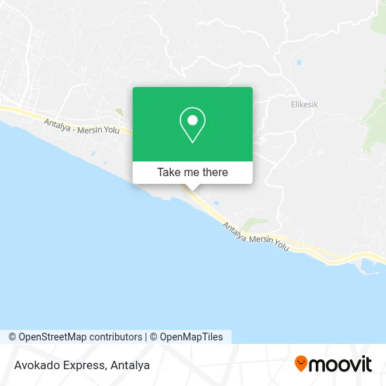 Avokado Express map