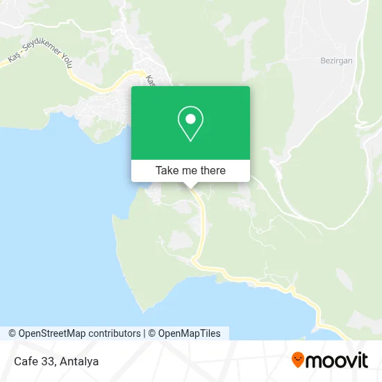 Cafe 33 map