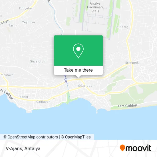 V-Ajans map
