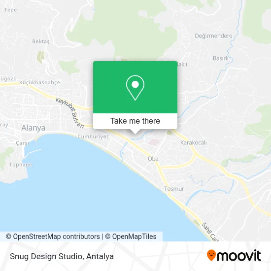 Snug Design Studio map
