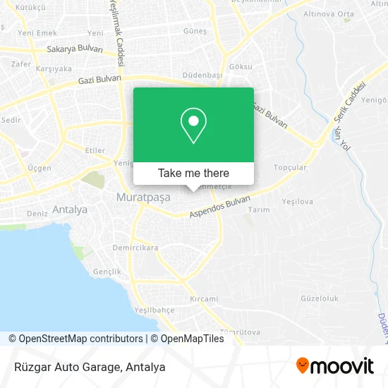 Rüzgar Auto Garage map
