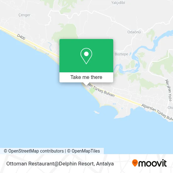 Ottoman Restaurant@Delphin Resort map