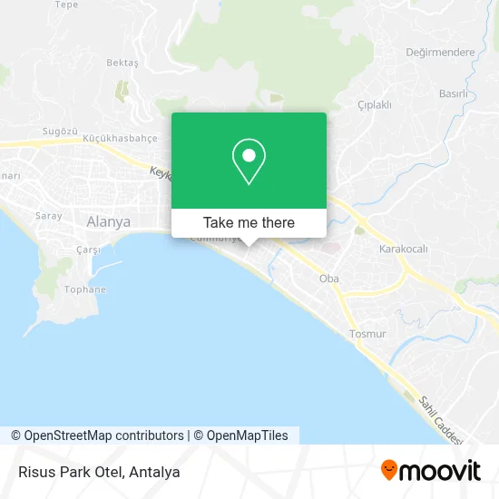 Risus Park Otel map