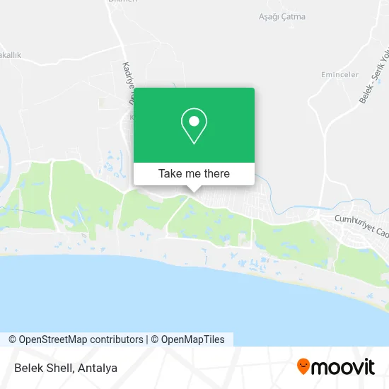 Belek Shell map
