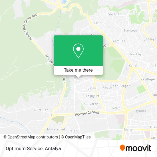 Optimum Service map