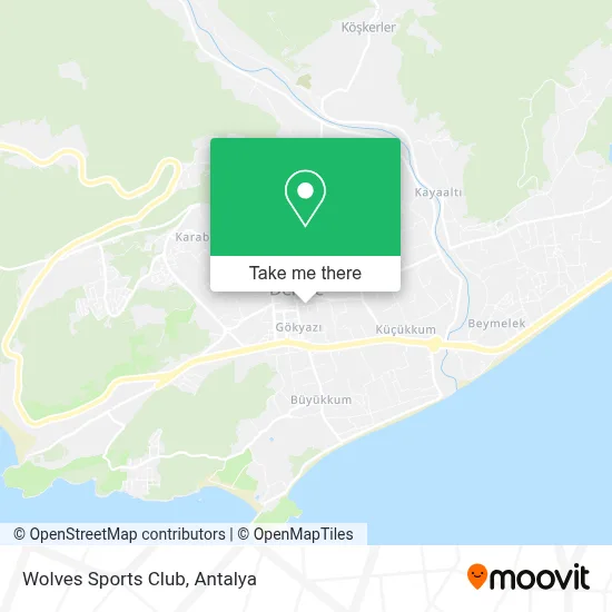 Wolves Sports Club map