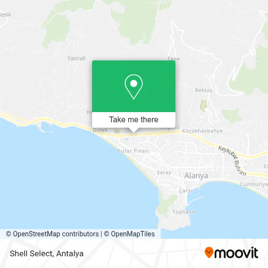 Shell Select map