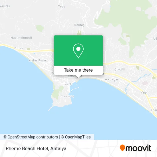 Rheme Beach Hotel map